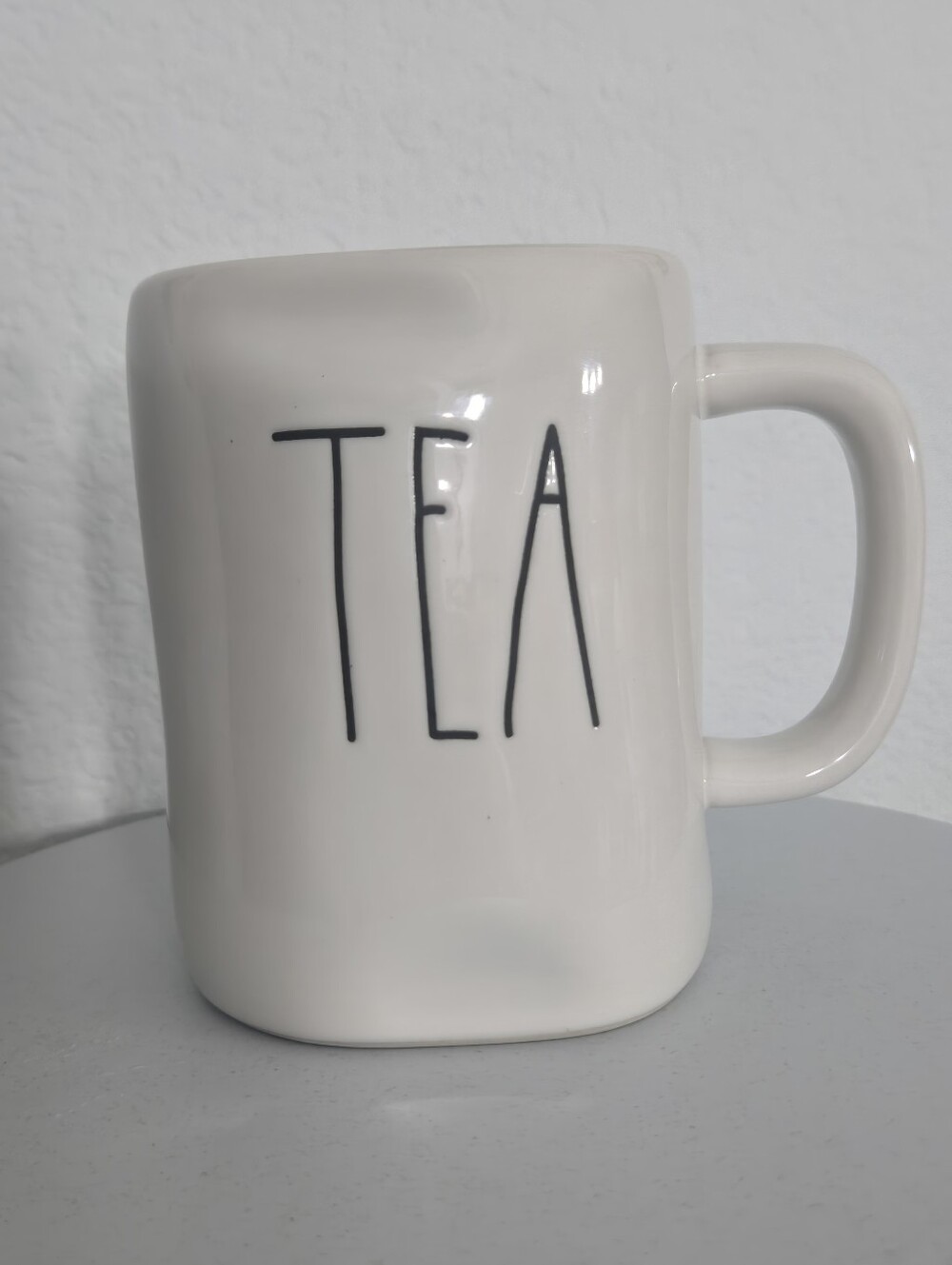 Rae Dunn TEA Tea Cup Coffee Mug Oversized for lots of tea to spill